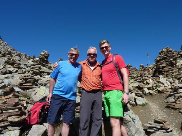 Joe-Andreas-Michael am Peiljoch