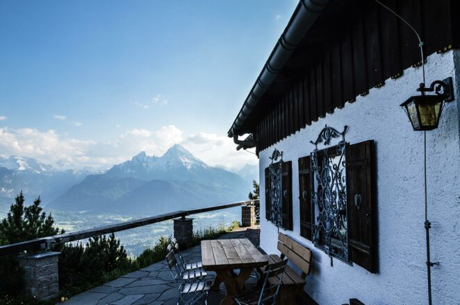 Blick zum Watzmann von der Paulshütte
