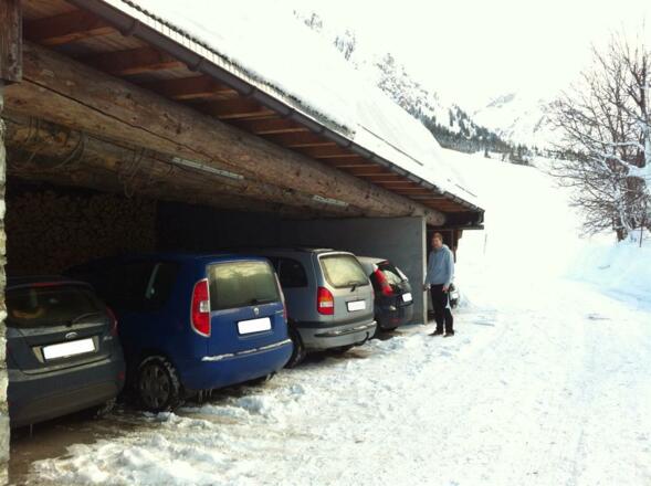 Schneefrei Unterstellplatz