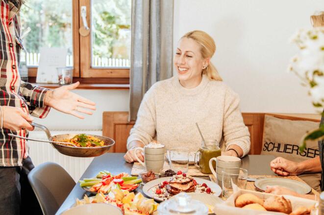 Veganer Brunch als Option buchbar