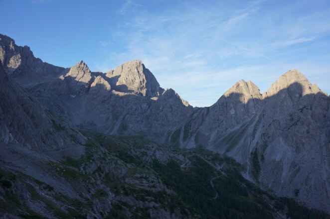 Seekofel, Teplitzerspitze, Simonskopf, Thörlspitz, Kleine und Große Gamswiesenspitze...