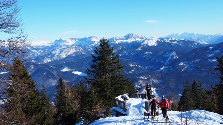 Aussichtsplattform beim Abstieg (~1365m)