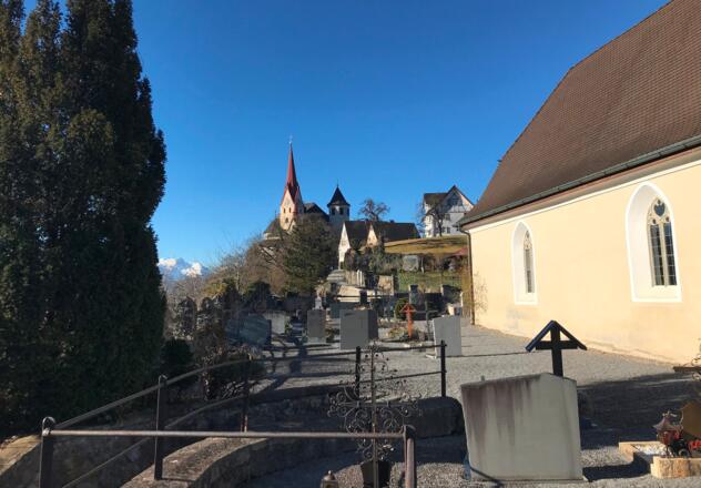 Kirche St. Michael, Rankweil, Blick auf die Basilika