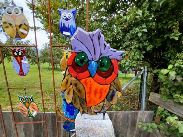 Bunte Motive aus Glas