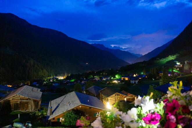 Nachtaufnahme Südbalkon