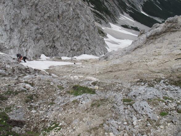 Abstieg im Stempeljoch