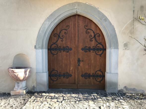 Kirche St. Michael, Rankweil, Spitzbogenportal