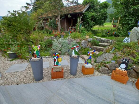 Glaskunst für den Garten