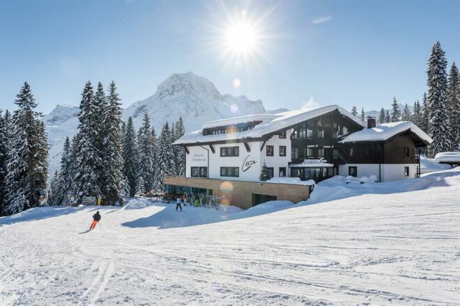 Direkt an der Skipiste