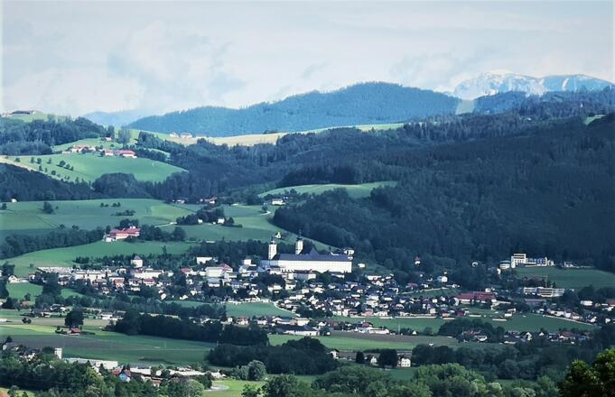 Ort mit Zisterzienserstift Schlierbach