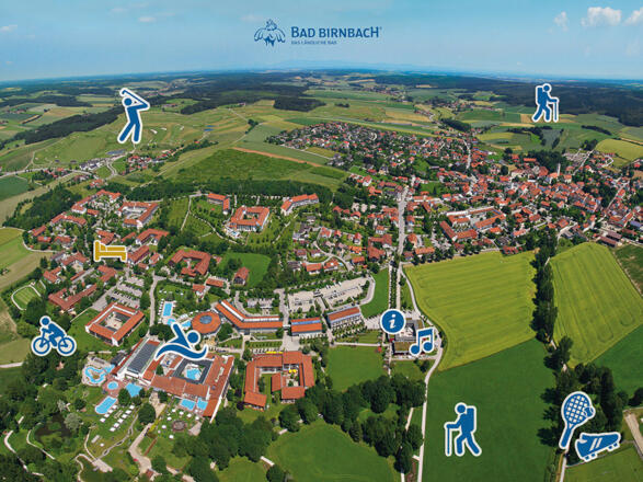 3 Minuten Gehzeit zur Rottal Terme