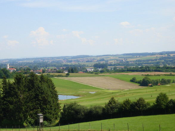 Bei Fön können Sie einen Panoramablick bis in die Berchtesgadener Alpen geniessen.