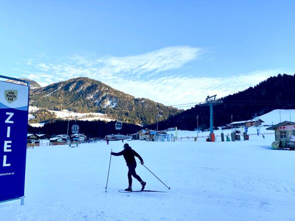 Ziel Loipe Reith im Alpbachtal Langlaufen
