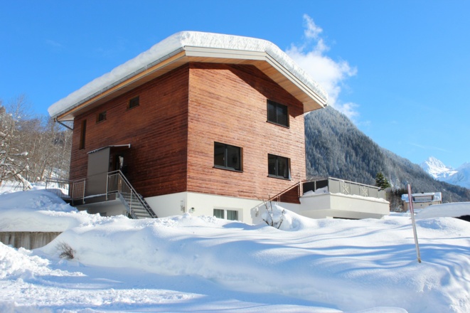 Hausansicht Winter
