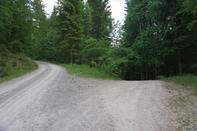rechts geht's weiter, links kommen wir zurück