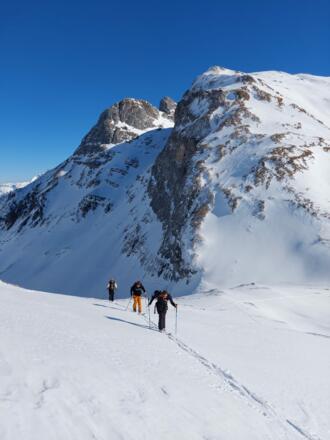 Vor dem Kessel des Mehlsacks