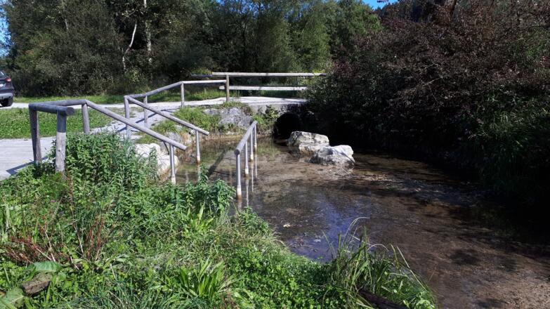 Samerberg Wassertretanlage in der Filze