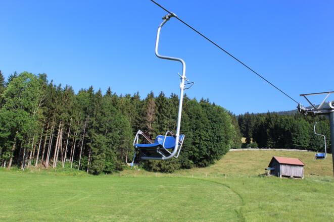 Hochries Sessellift Mittelstation