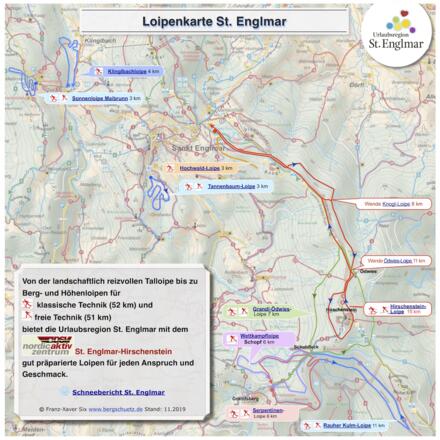 Loipenkarte St. Englmar