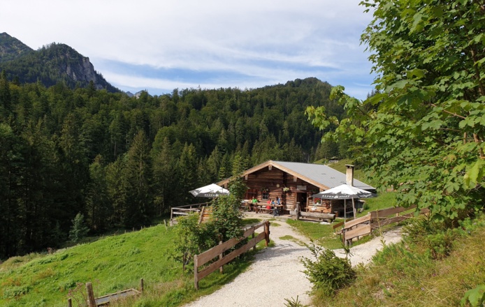 Inzell - Blick zur Harbachalm