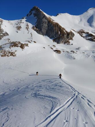 Aufstieg vom Stierlochjoch