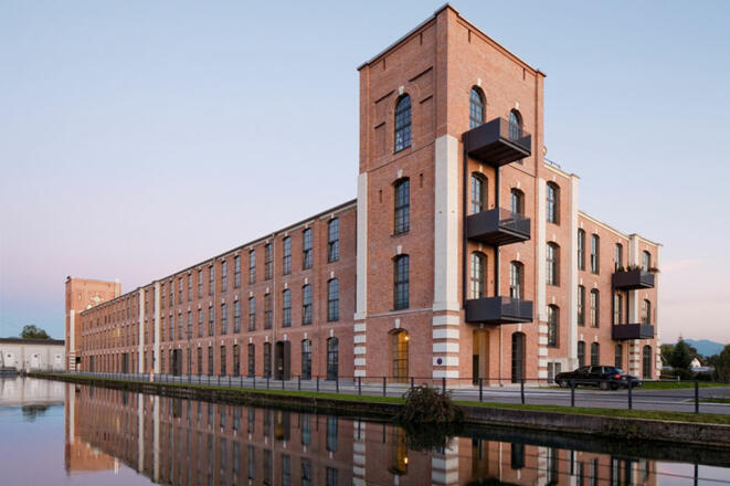 Neubau der Spinnerei Kolbermoor.