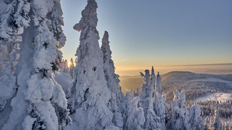 Sonnenaufgang am Großen Arber