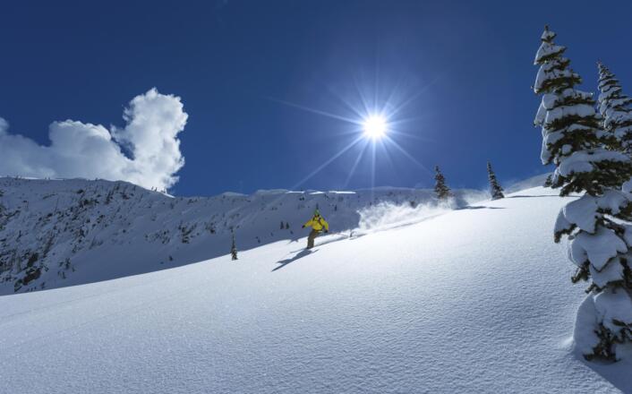 Winter in den Bergen