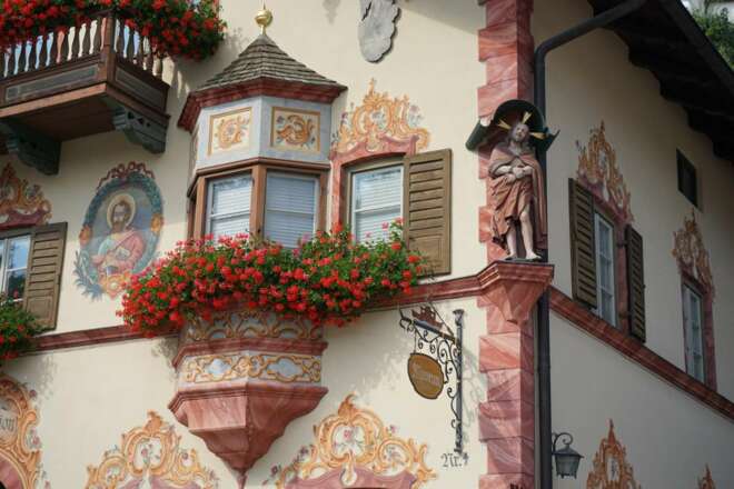 Häuserfassade Neubeuern