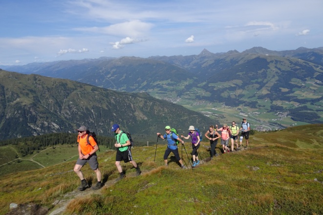 Aufstieg über den Pflugsberg