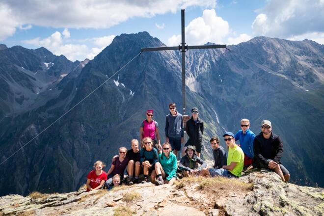 Unser letzter Gipfel der Tour, der Brandkogel.