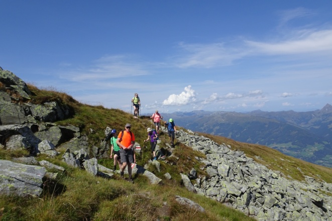 Aufstieg über den Pflugsberg