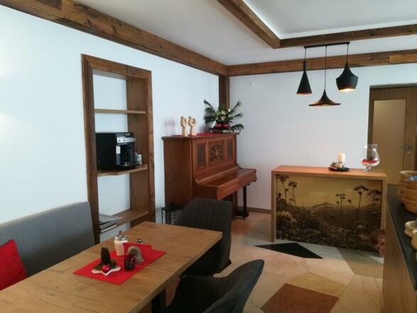 unser neuer Frühstücksraum