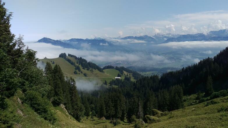 Blick von der Nagelfluhkette