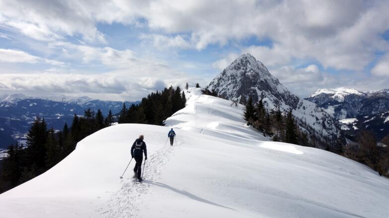 Am Rückweg zum Karleck mit Bosruckblick.