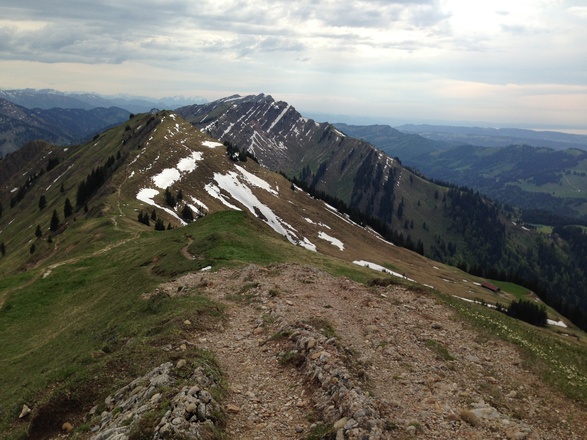 Blick vom Gipfel des Stuiben