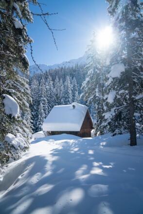 Winterlandschaft in Gastein