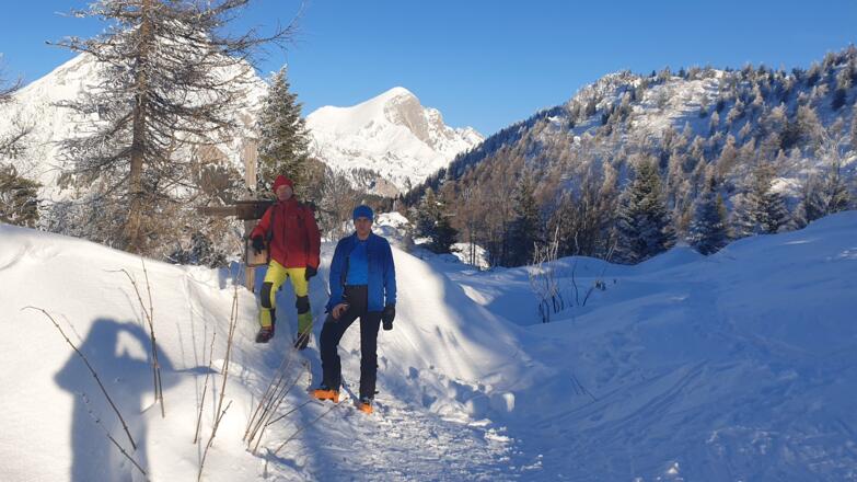 Kleiner Bosruck 1466m mit Karleck rechts und Scheiblingstein hinten.