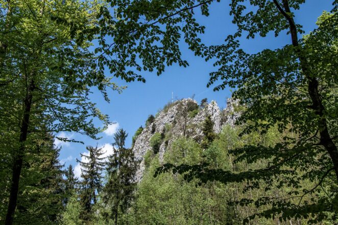 Der kleine Barmstein von unten