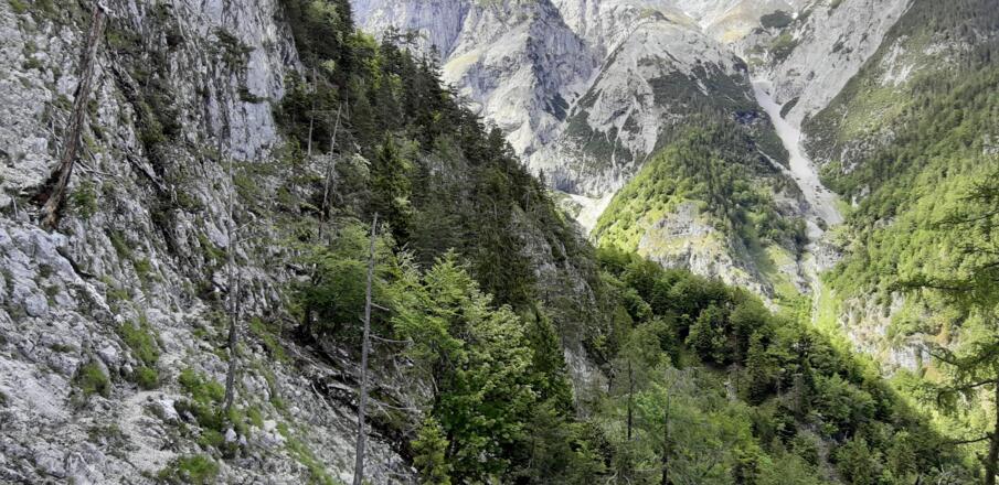 Unterwegs am Schleifwandsteig