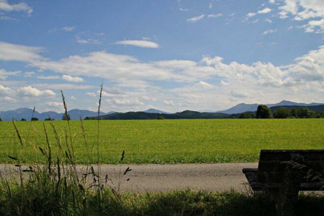 Rast mit Alpenpanorama auf der Gagast-Runde in Habach