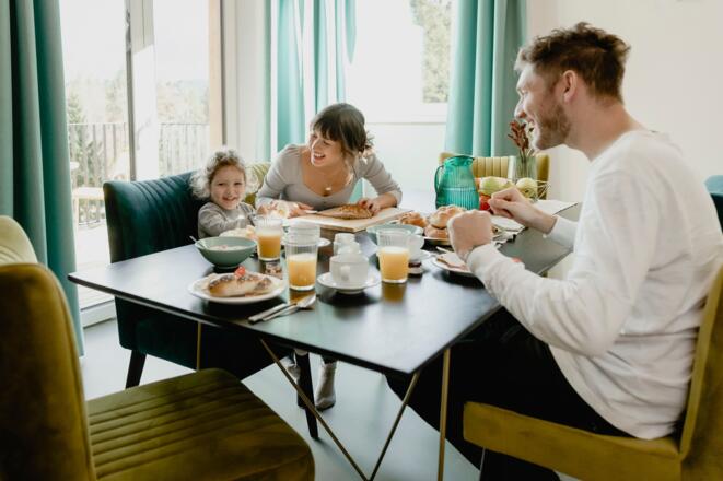 Frühstück im Living Room