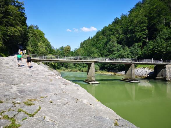 Steyrbrücke unterhalb der Klauser Staumauer