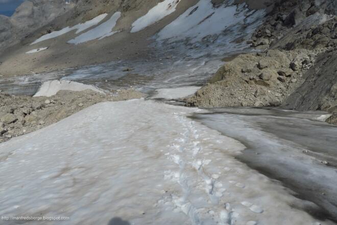 Wieder am Gletscher