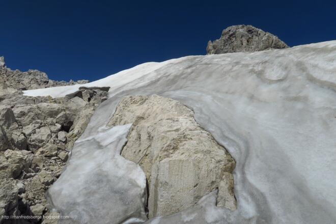 Immer noch an der Eiswechte entlang