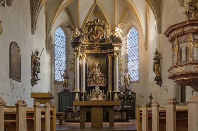 Maria Heimsuchung, Schutzmantelmadonna Wallfahrtskirche Frauenstein