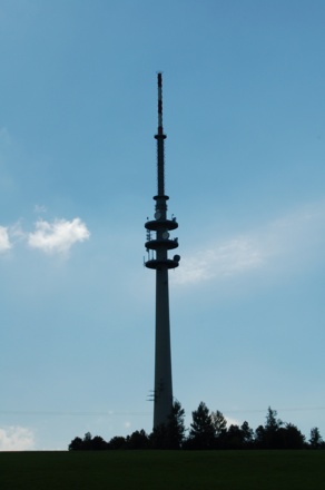 Fernsehturm auf dem Hohenpeißenberg.
