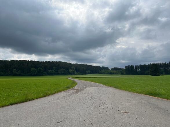 Lechradweg Schongau Richtung Hohenfurch