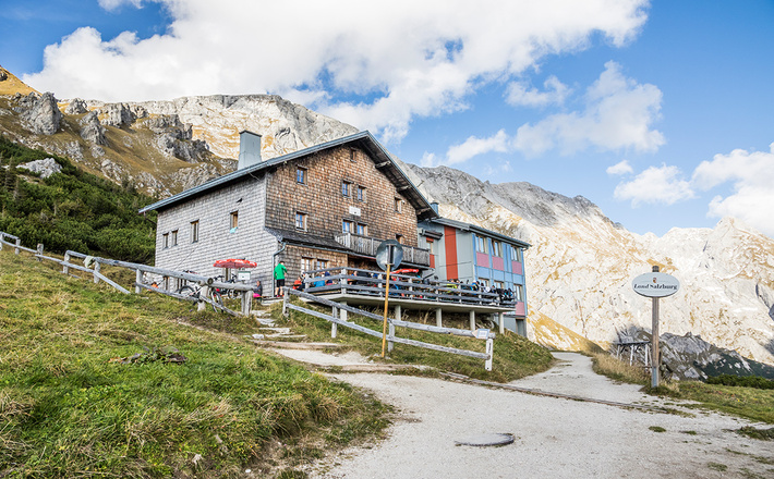 Das Carl-von-Stahl-Haus am Torrener Joch