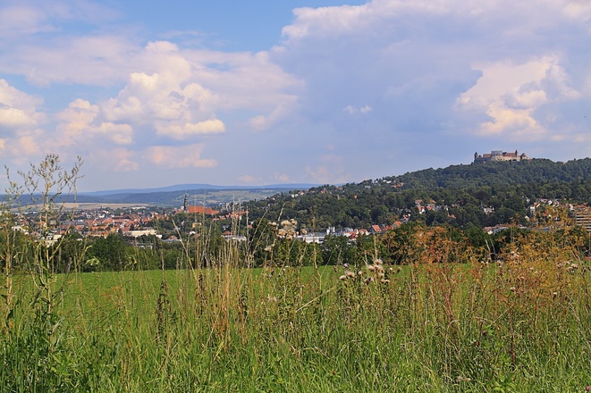 Blick nach Coburg und zur Veste